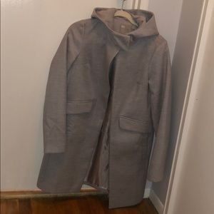 Gray peacoat